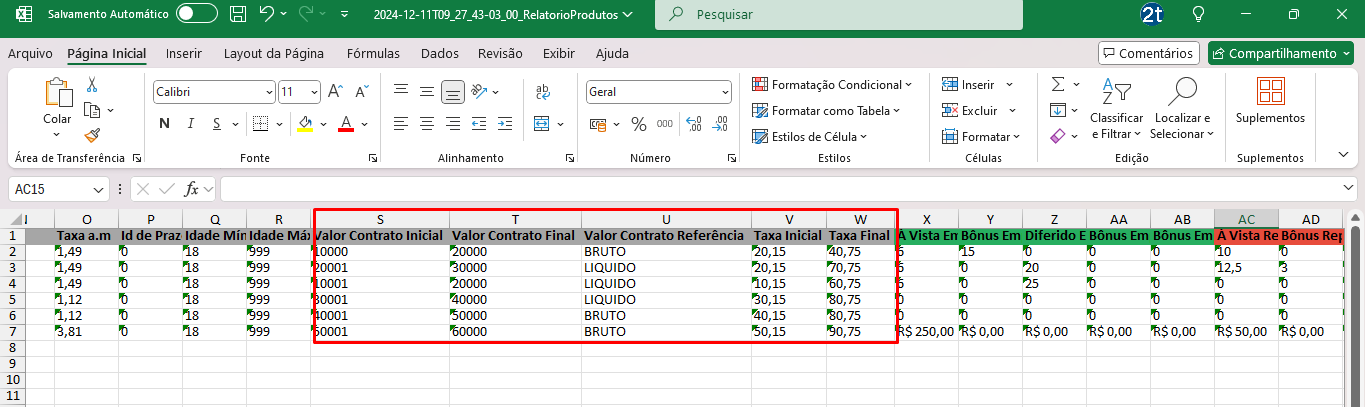 Novidades e Melhorias do 2tech - Dezembro 2024: Adicionamos novas colunas no arquivo de importação de produtos do 2tech.